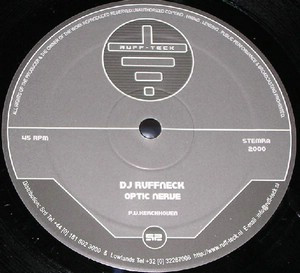 DJ Ruffneck / Edge Harmonics & Ancronix - Optic Nerve / Under Threat | Ruff-Teck (RUF 52) - 3