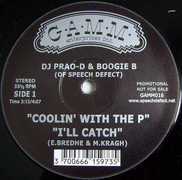 Prao-D & Boogie B - Coolin' With The P / Breaks Seminar | G.A.M.M. (GAMM016)