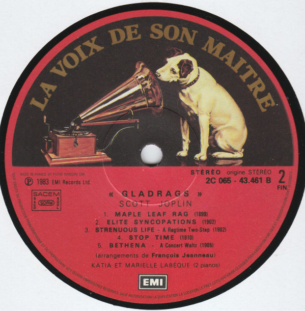 Katia Et Marielle Labèque - Gladrags | La Voix De Son Maître (2C 065-43461) - 5