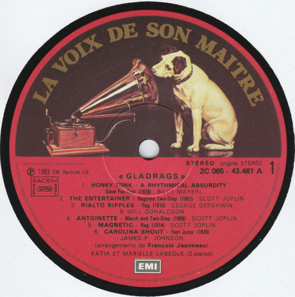 Katia Et Marielle Labèque - Gladrags | La Voix De Son Maître (2C 065-43461) - 4