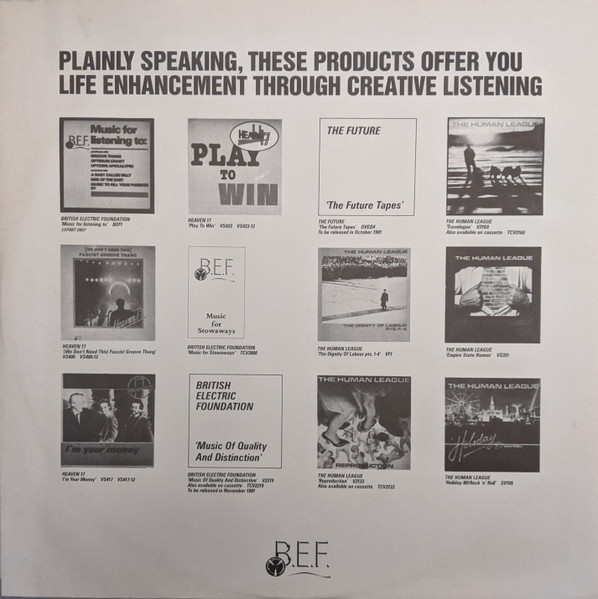 Heaven 17 - Penthouse And Pavement | Virgin (VIL 12208) - 4