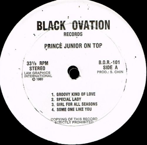 Prince Junior - On Top | Black Ovation Records (B.O.R.-101) - 4