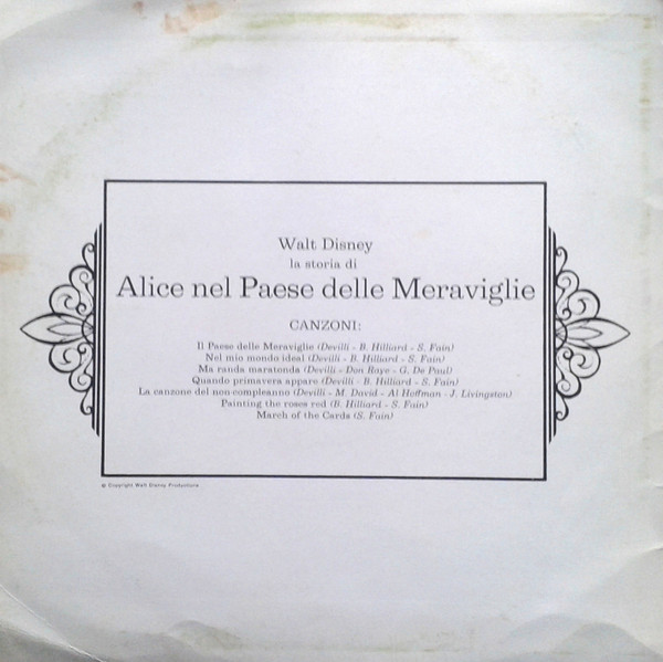 Various - Alice Nel Paese Delle Meraviglie | Disneyland (STP 3909) - 2 Various - Alice Nel Paese Delle Meraviglie | Disneyland (STP 3909) - 2