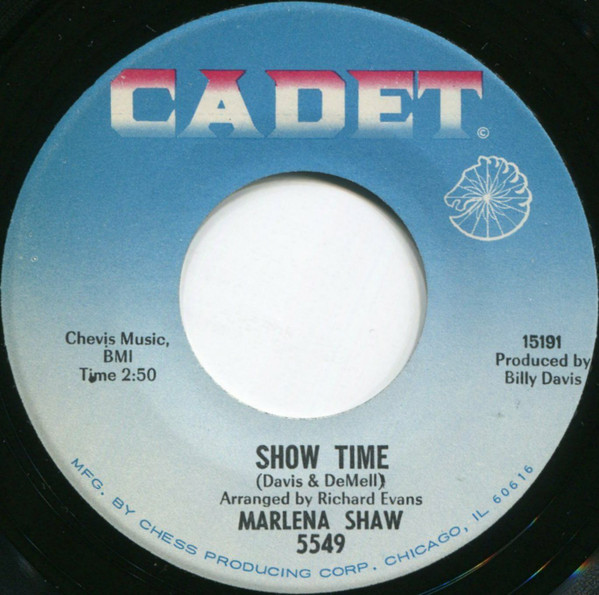 Marlena Shaw - Let's Wade In The Water / Show Time | Cadet (5549) - 2