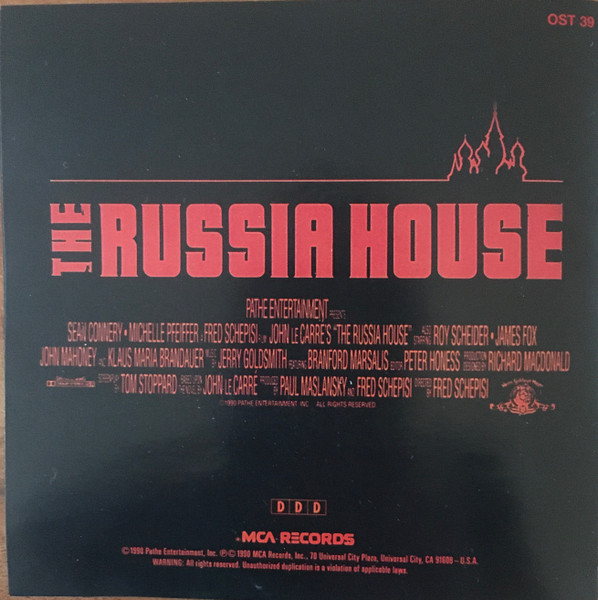 Jerry Goldsmith - The Russia House (The Motion Picture Soundtrack) | MCA Records (OST 39) - 2