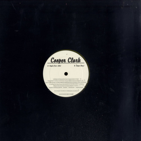 Tyree Cooper , Eric D. Clark - Stuph | Adapter Records (ADAPTER 07)