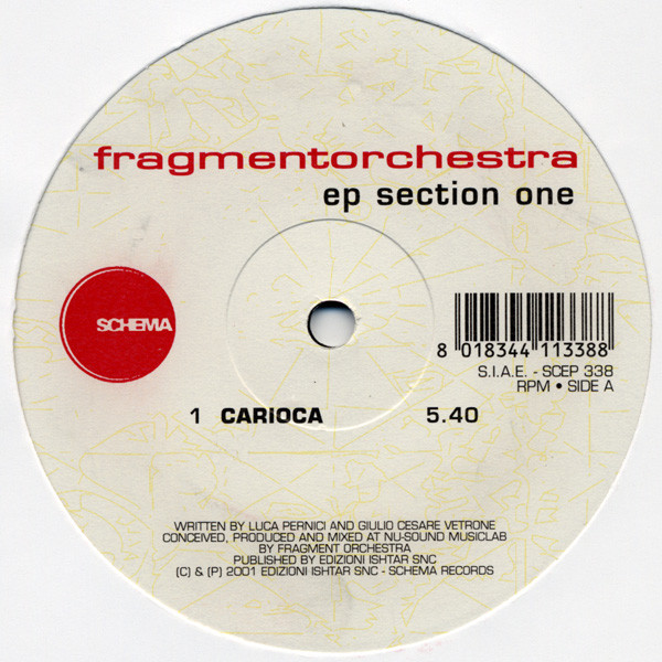 FragmentOrchestra - EP Section One | Schema (SCEP 338) - 2 FragmentOrchestra - EP Section One | Schema (SCEP 338) - 2