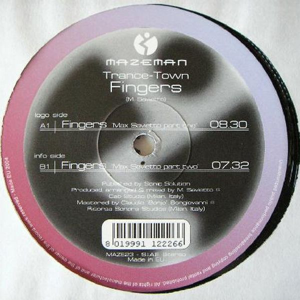Trance-Town - Fingers | Mazeman (MAZE23)