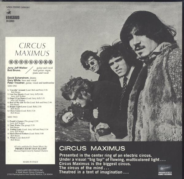 Circus Maximus - Circus Maximus | Vanguard (VSD 79260) - 2