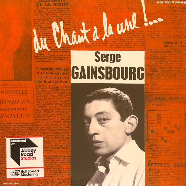 Serge Gainsbourg - Du Chant À La Une !... | Mercury (539 134-3) Serge Gainsbourg - Du Chant À La Une !... | Mercury (539 134-3)