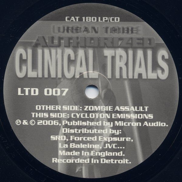 Urban Tribe - Zombie Assault / Cycloton Emissions | Rephlex (LTD 007) - 2