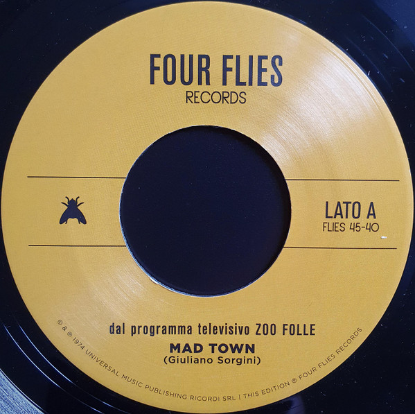 Giuliano Sorgini - Mad Town | Four Flies Records (FLIES 45-40)