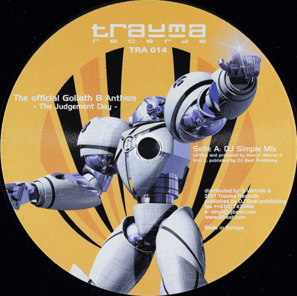 DJ Simple - The Official Goliath 8 Anthem - The Judgement Day | Trauma Records (TRA 014) - 3
