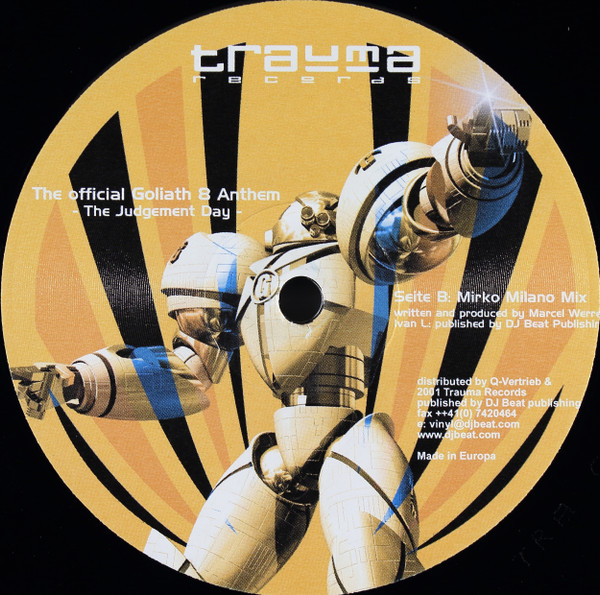 DJ Simple - The Official Goliath 8 Anthem - The Judgement Day | Trauma Records (TRA 014) - 4