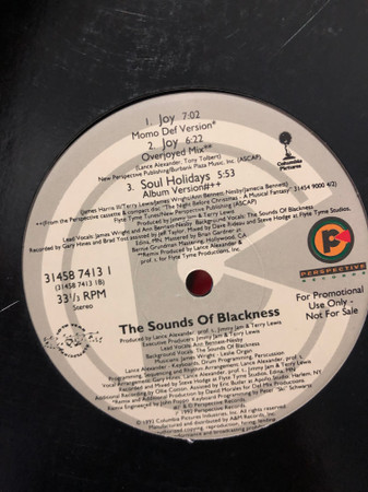 Sounds Of Blackness - Joy | Perspective Records (31458 7413-1)