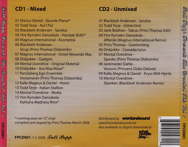 Various - Full Pupp Presents The Greatest Tits Vol. 1 | Full Pupp (FPCD001) - 2