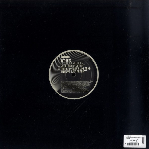 Tim Berg - Alcoholic Remixes | Joia Records (JOIA 063) - 2 Tim Berg - Alcoholic Remixes | Joia Records (JOIA 063) - 2