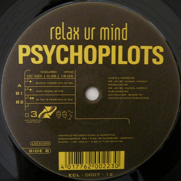 Psychopilots - Relax Ur Mind | Eclipse Tunes (ECL - 0007 - 12)