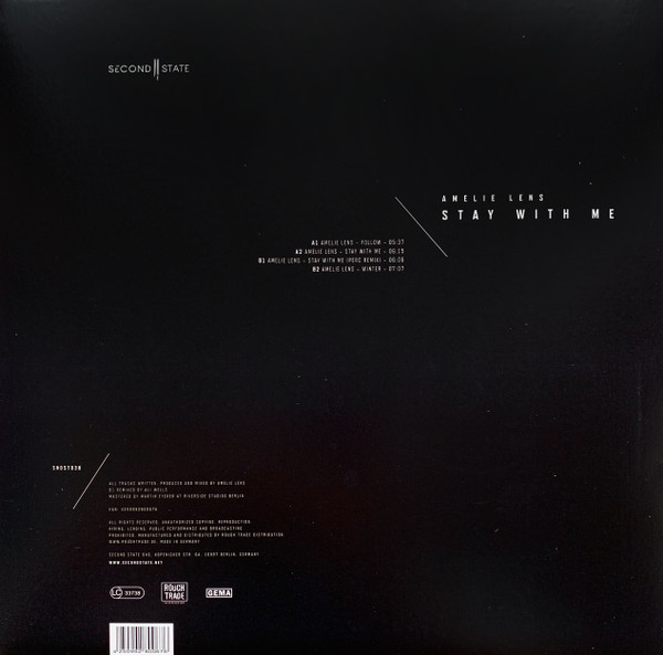 Amelie Lens - Stay With Me | Second State (SNDST038) - 2