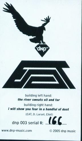 EAT - The River Sweats Oil And Tar | Diamonds & Pearls Music (dnp 003) - 3