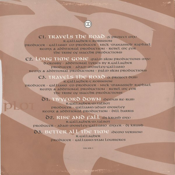 Galliano - A Thicker Plot - Remixes 93-94 | Talkin' Loud (526 426-1) - 4