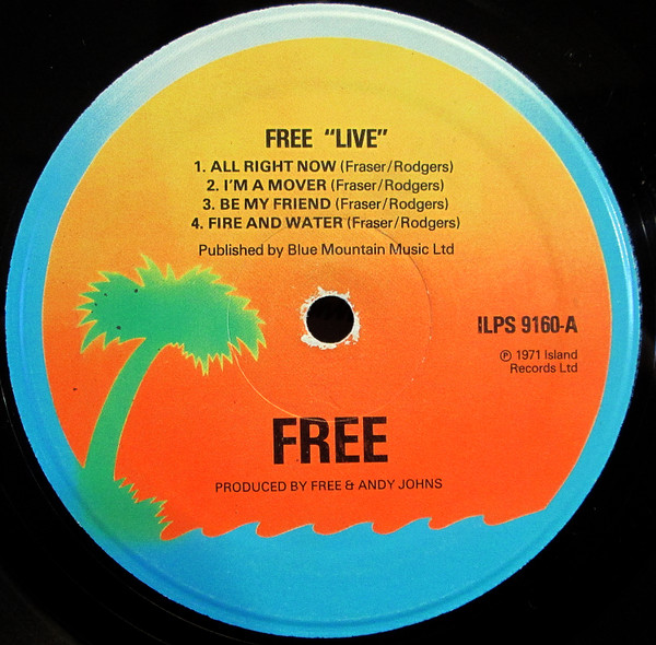 Free - Free Live | Island Records (ILPS 9160) - 3