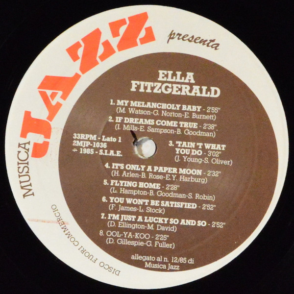 Ella Fitzgerald - Ella Fitzgerald | Musica Jazz (2MJP 1036) - 3