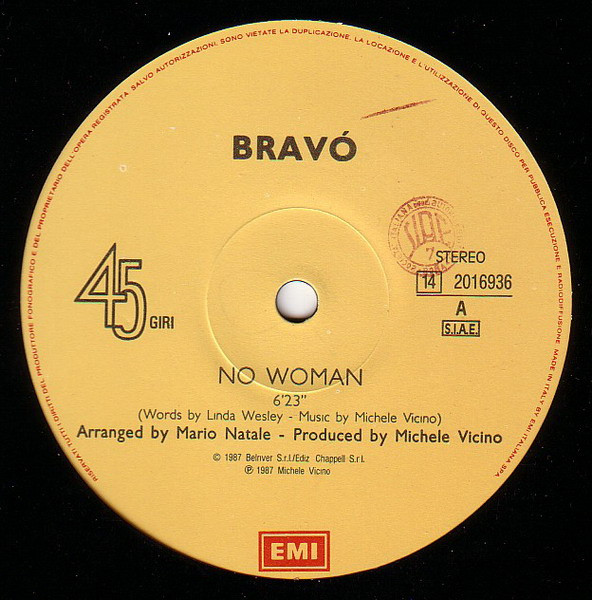 Bravò - No Woman | EMI (14 2016936) - 2
