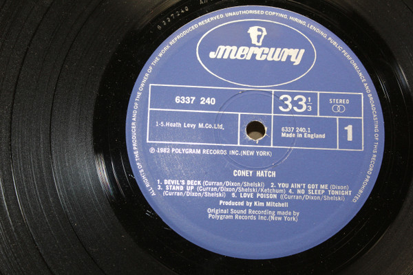 Coney Hatch - Coney Hatch | Mercury (6337 240) - 3 Coney Hatch - Coney Hatch | Mercury (6337 240) - 3