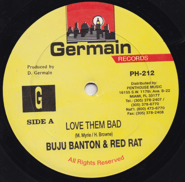 Buju Banton & Red Rat - Love Them Bad | Germain Records (PH-212)