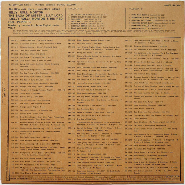 Jelly Roll Morton's Red Hot Peppers - The Saga Of Mister Jelly Lord Vol. 1 | Joker (SM 3550) - 2 Jelly Roll Morton's Red Hot Peppers - The Saga Of Mister Jelly Lord Vol. 1 | Joker (SM 3550) - 2