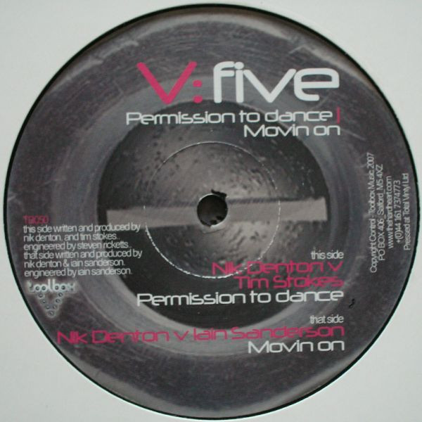 Nik Denton V Tim Stokes & Iain Sanderson - V:Five | Toolbox Recordings (TB050)