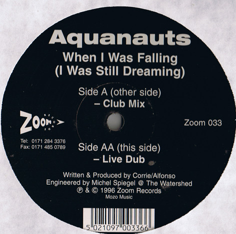 Aquanauts - When I Was Falling (I Was Still Dreaming) | Zoom Records (Zoom 033)