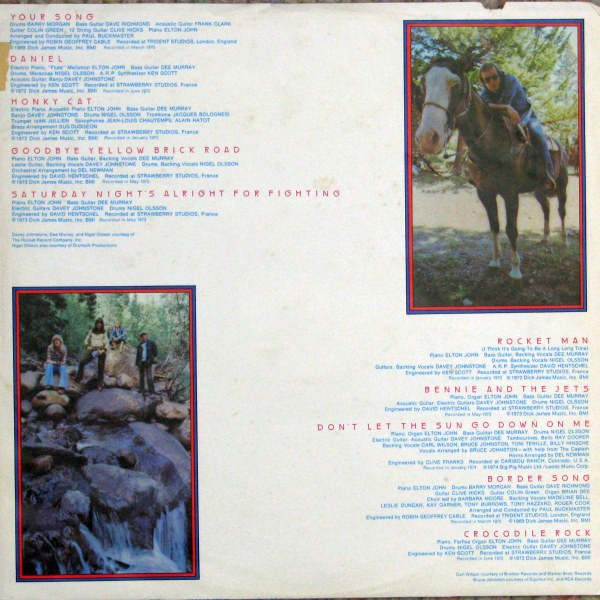 Elton John - Greatest Hits | MCA Records (MCA 3007) - 4