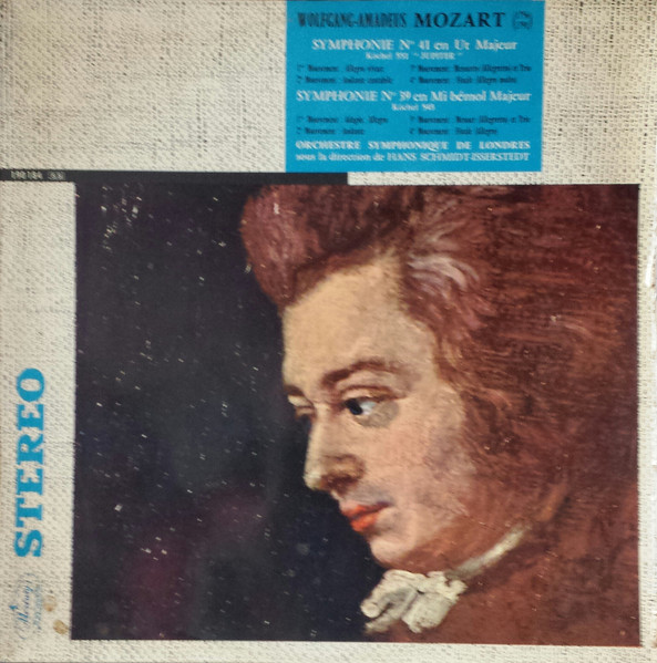 Wolfgang Amadeus Mozart - Hans Schmidt-Isserstedt , London Symphony Orchestra - Symphony No. 41 "Jupiter" · Symphony No. 39 | Mercury (190184)