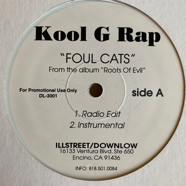 Kool G Rap - Foul Cats | Illstreet / Downlow (DL-3001)