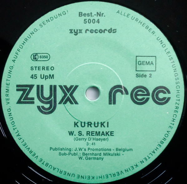 Kuruki - Crocodile Tears | ZYX Records (5004) - 2