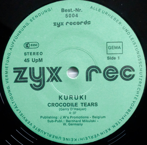 Kuruki - Crocodile Tears | ZYX Records (5004)