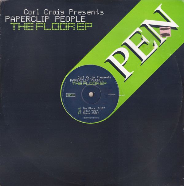 Carl Craig Presents Paperclip People - The Floor EP | Open (OPENT025)