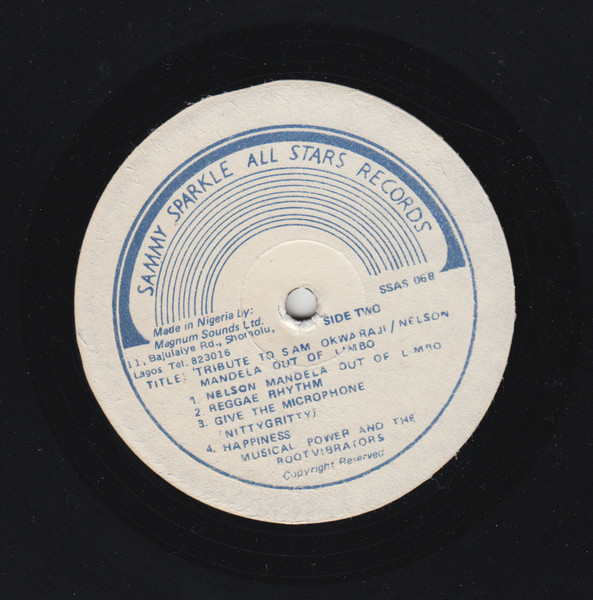 Musical Power And The Root Vibrators - Tribute To Sam Okwaraji | Sammy Sparkle All Stars Records (SSAS 068) - 4