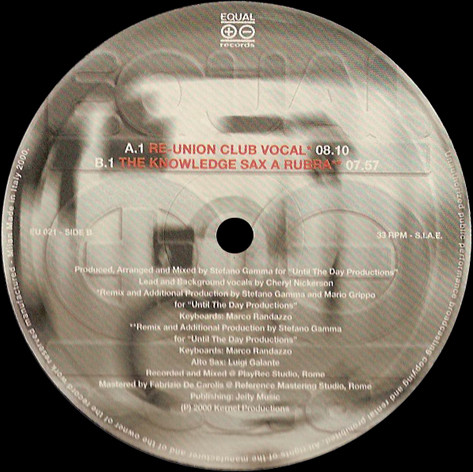 Stefano Gamma Presents House Of Jubilee Feat. Cheryl Nickerson - I Pray (The Remixes) | Equal Records (EU 021)