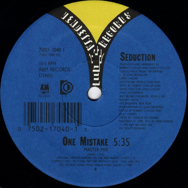 Seduction - Breakdown | Vendetta Records (75021 7040 1) - 6 Seduction - Breakdown | Vendetta Records (75021 7040 1) - 6