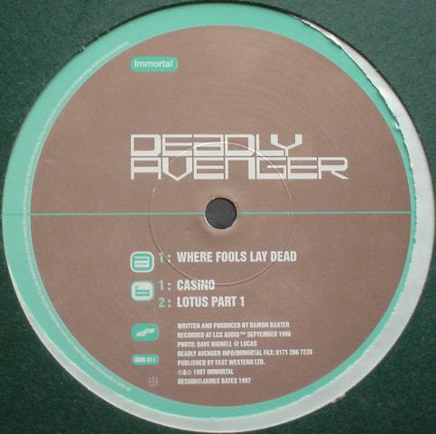 Deadly Avenger - Where Fools Lay Dead | Immortal Records (Imm 011)