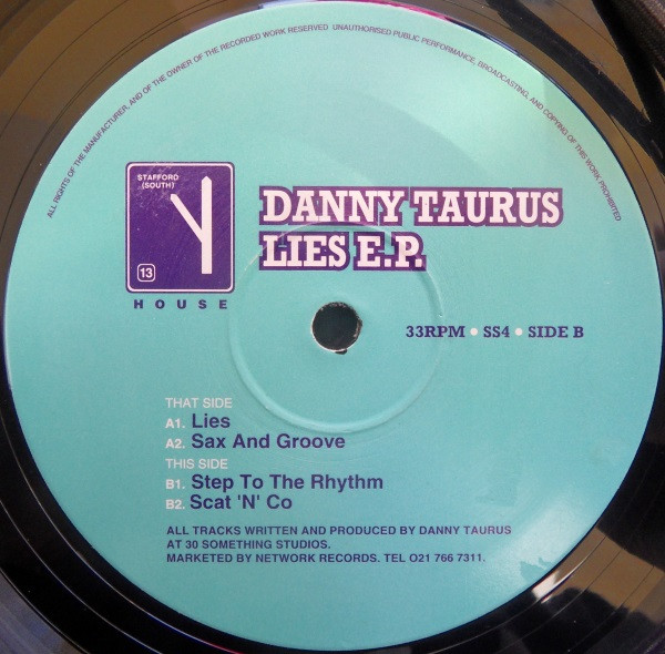 Danny Taurus - Lies E.P | Stafford (South) (SS04) - 2