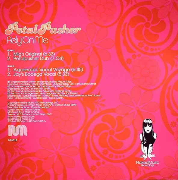Petalpusher - Rely On Me | Naked Music Recordings (NM013) - 2