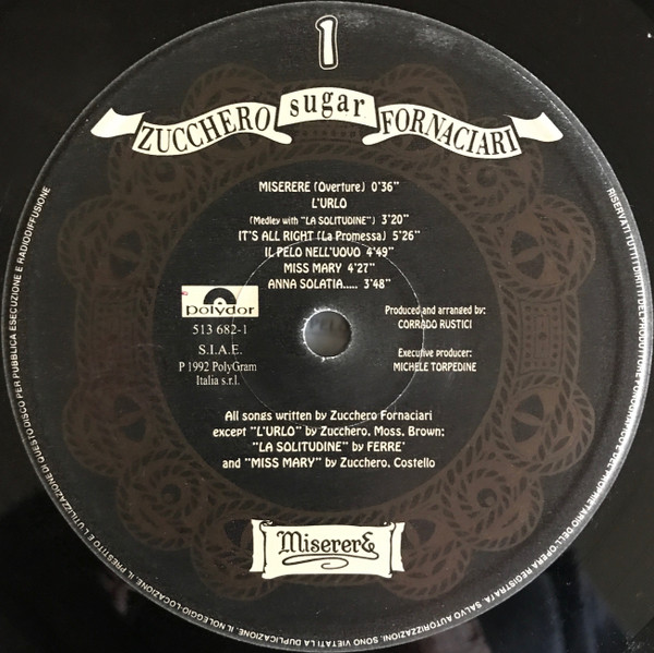 Zucchero - Miserere | Polydor (513 682-1) - 4