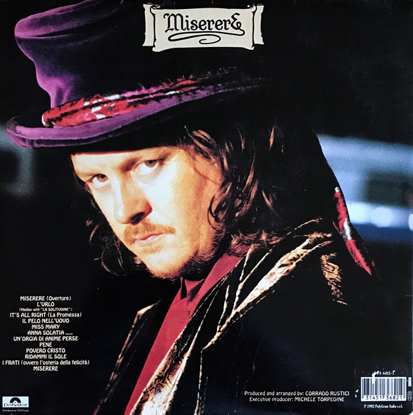 Zucchero - Miserere | Polydor (513 682-1) - 3