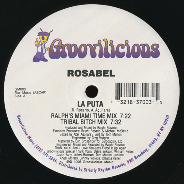Rosabel - La Puta | Groovilicious (GM 003)