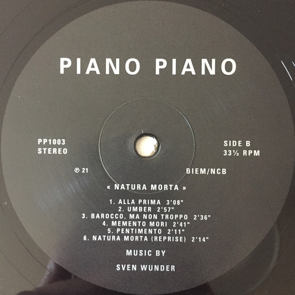 Sven Wunder - Natura Morta | Piano Piano (PP1003) - 4