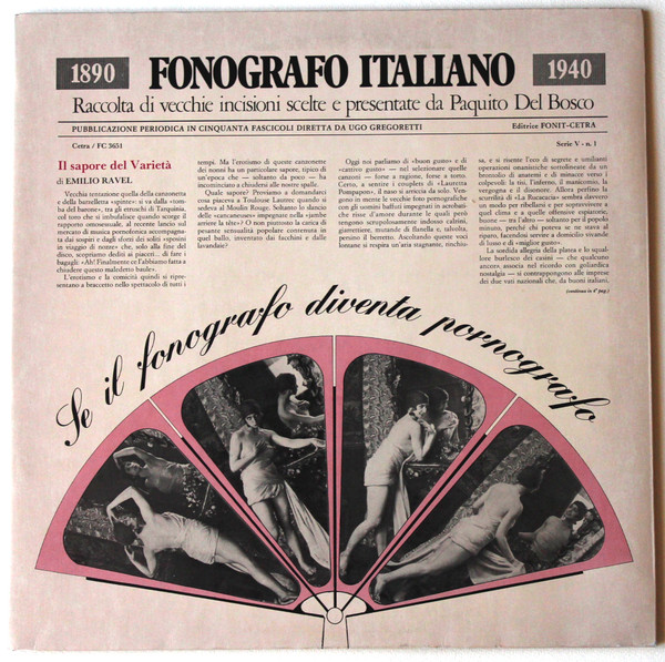 Various - Se Il Fonografo Diventa Pornografo | Fonit Cetra (FC 3651)
